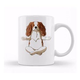 Baskı Dükkanı Cavalier King Charles Spaniel Dog Yoga Kupa
