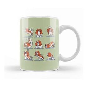 Baskı Dükkanı Cavalier King Charles Spaniel Dog Yoga Kupa