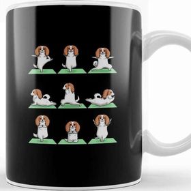 Baskı Dükkanı Cavalier King Charles Spaniel Dog Yoga Kupa