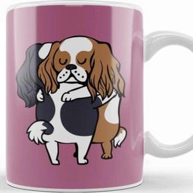 Baskı Dükkanı Cavalier King Charles Spaniel Hugs Kupa
