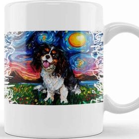 Baskı Dükkanı Cavalier King Charles Spaniel Night Kupa