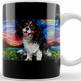 Baskı Dükkanı Cavalier King Charles Spaniel Night Kupa