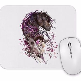 Baskı Dükkanı Cavalo E O Homem Mouse Pad