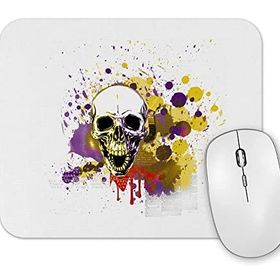 Baskı Dükkanı Caveira Aguarela Mouse Pad