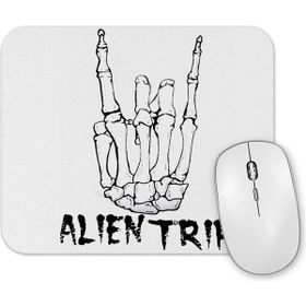 Baskı Dükkanı Caveira Alien Trip Mouse Pad