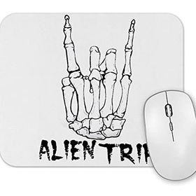 Baskı Dükkanı Caveira Alien Trip Mouse Pad