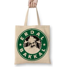 Baskı Dükkanı Çay Erdal Bakkalda Içilir Erdal Bakkal Bez Çanta