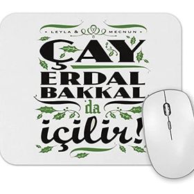 Baskı Dükkanı Cay Erdal Bakkalda İçilir Erdal Bakkal Mouse Pad