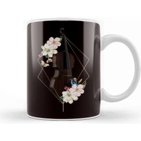 Baskı Dükkanı Cello Flower Cellist Classical Music Musical Instrument Kupa