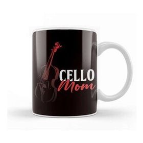 Baskı Dükkanı Cello Mom Cellist Musician Cello Player Mother Orchestra Kupa
