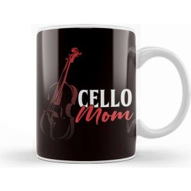 Baskı Dükkanı Cello Mom Cellist Musician Cello Player Mother Orchestra Kupa