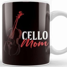 Baskı Dükkanı Cello Mom Cellist Musician Cello Player Mother Orchestra Kupa