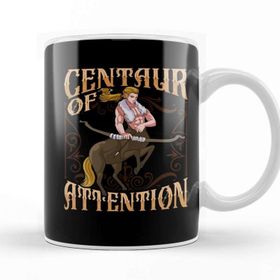 Baskı Dükkanı Centaur of Attention Pun Greek Mythology Fantasy Kupa