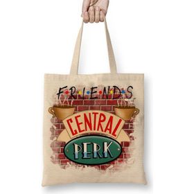 Baskı Dükkanı Central Perk Friends Bez Çanta