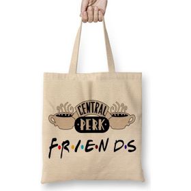 Baskı Dükkanı Central Perk Friends Bez Çanta
