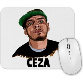 Baskı Dükkanı Ceza İllustrasyon Mouse Pad