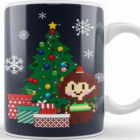Baskı Dükkanı Chara Around The Christmas Tree Undertale Kupa