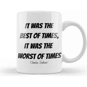 Baskı Dükkanı Charles Dickens Quotes Gift Vintage Retro Rainbow Style Kupa