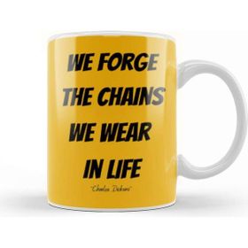 Baskı Dükkanı Charles Dickens Quotes Gift Vintage Retro Rainbow Style Kupa