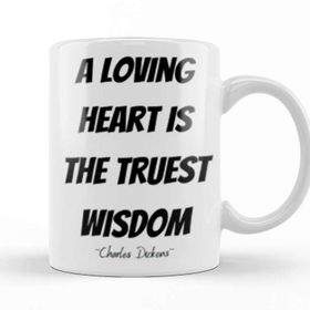 Baskı Dükkanı Charles Dickens Quotes Gift Vintage Retro Rainbow Style Kupa