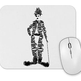 Baskı Dükkanı Charlie Chaplin 02 Mouse Pad