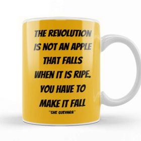 Baskı Dükkanı Che Guevara Quotes Gift Vintage Retro Rainbow Style Kupa