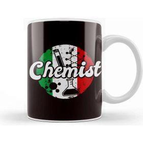 Baskı Dükkanı Chemist Italy Flag Chemistry Scientist Pharmacist Laboratory Kupa