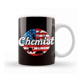 Baskı Dükkanı Chemist Us American Flag Scientist Chemistry Science Clinic Kupa
