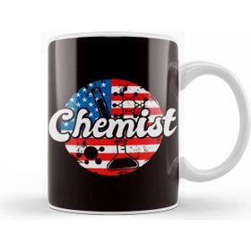 Baskı Dükkanı Chemist Us American Flag Scientist Chemistry Science Clinic Kupa