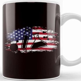 Baskı Dükkanı Chemistry Us American Flag Science Laboratory Pharmacist Kupa