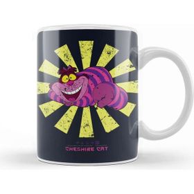 Baskı Dükkanı Cheshire Cat Retro Japanese Kupa