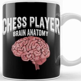 Baskı Dükkanı Chess Brain Anatomy of a Chess Player Kupa