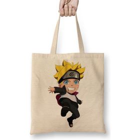 Baskı Dükkanı Chibi Boruto Uzumaki Bez Çanta