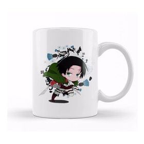 Baskı Dükkanı Chibi Levi Ackerman Kupa Bardak