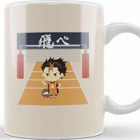Baskı Dükkanı Chibi Yu x Nishinoya Haikyuu Anime Kupa Bardak