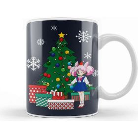 Baskı Dükkanı Chibiusa Around The Christmas Tree Sailor Moon Kupa Bardak