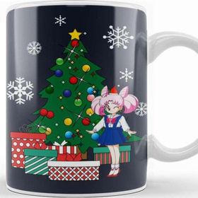 Baskı Dükkanı Chibiusa Around The Christmas Tree Sailor Moon Kupa Bardak