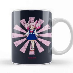 Baskı Dükkanı Chibiusa Retro Japanese Sailor Moon Kupa Bardak