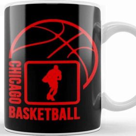 Baskı Dükkanı Chicago Basketball Chicago Bulls Kupa Bardak