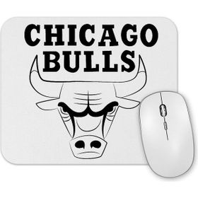 Baskı Dükkanı Chicago Bulls Logo Mouse Pad