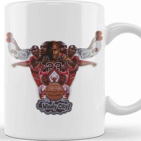 Baskı Dükkanı Chicago Bulls Michael Jordan Kupa Bardak