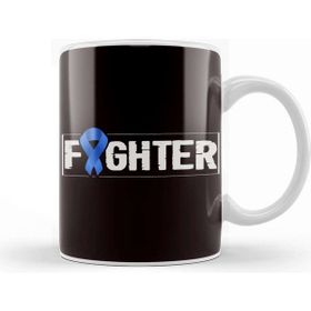 Baskı Dükkanı Child Abuse Prevention Month Fighter Awareness Blue Ribbon Kupa Bardak