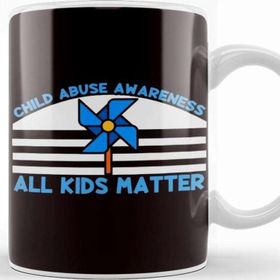 Baskı Dükkanı Child Kids Abuse Awareness Prevention Month April Support Kupa Bardak
