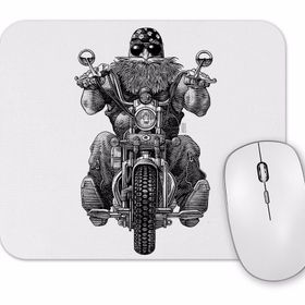 Baskı Dükkanı Chopper Biker Mouse Pad