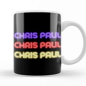 Baskı Dükkanı Chris Paul Basketball Gifts Vintage Retro Rainbow Quotes For Boys And Dad Kupa Bardak