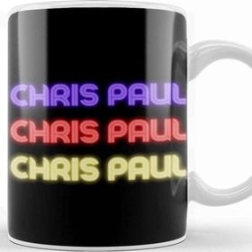 Baskı Dükkanı Chris Paul Basketball Gifts Vintage Retro Rainbow Quotes For Boys And Dad Kupa Bardak