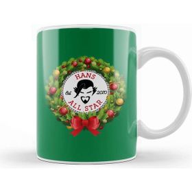 Baskı Dükkanı Christmas All Star Overwatch Hans Wreath Kupa Bardak