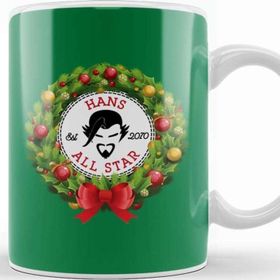 Baskı Dükkanı Christmas All Star Overwatch Hans Wreath Kupa Bardak