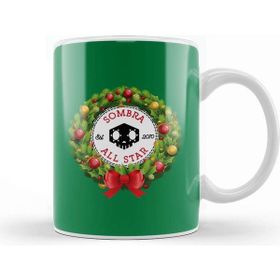 Baskı Dükkanı Christmas All Star Overwatch Sombra Wreath Kupa Bardak
