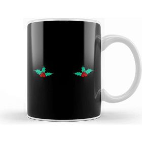 Baskı Dükkanı Christmas Chest Holly Kupa Bardak